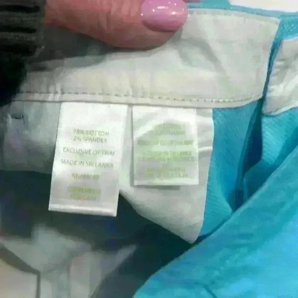 Lilly Pulitzer Size 10 Buttercup Shorts in Pool House Blue Item# 7X - Picture 6 of 7